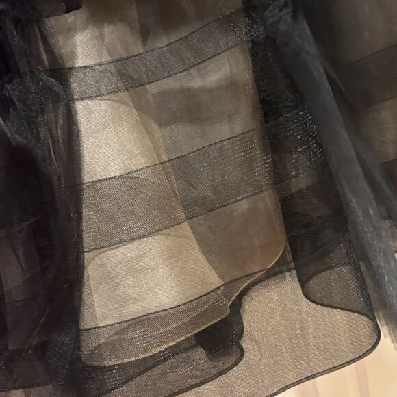 NWOT. $6490 OSCAR DE LA RENTA Embroidered Tulle Cocktail Dress Sz 4 - Picture 13 of 15